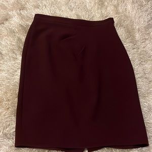 Pencil Skirt Maroon Size 4